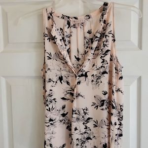 Lila Rose sleeveless work blouse, no stretch